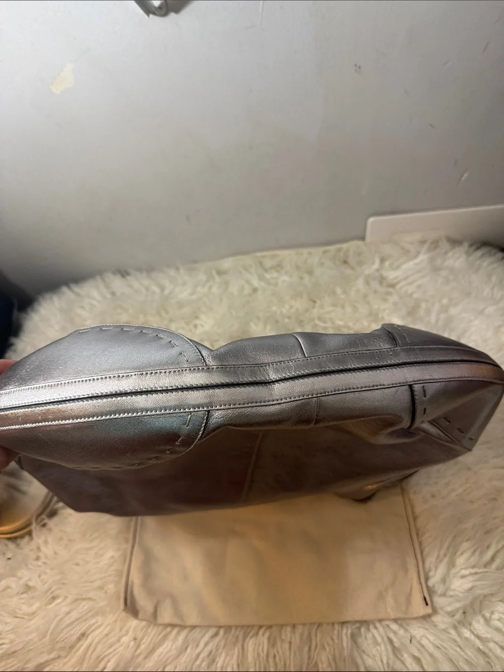 Escada sleek metallic